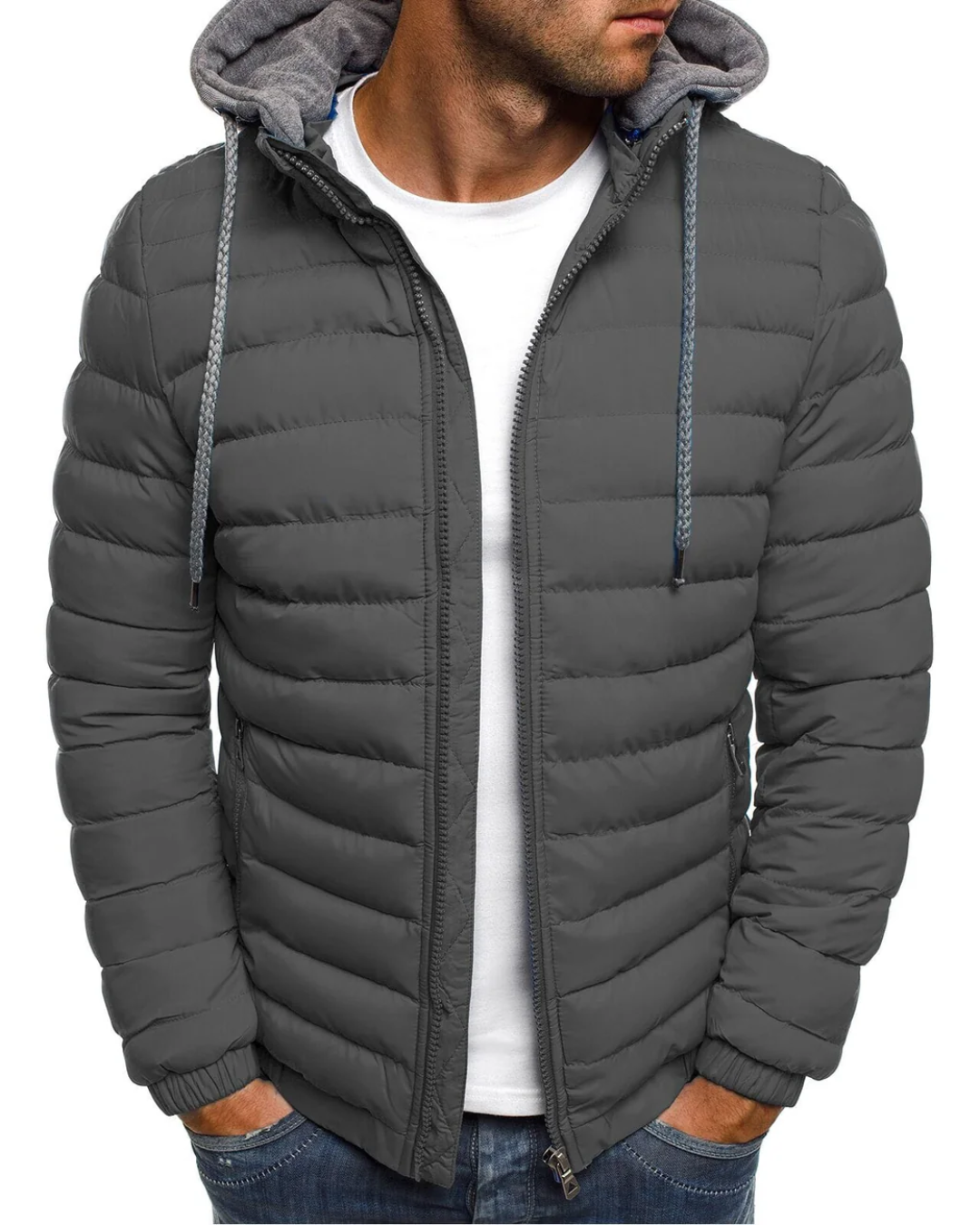 Jaqueta Puffer Masculina Moderna