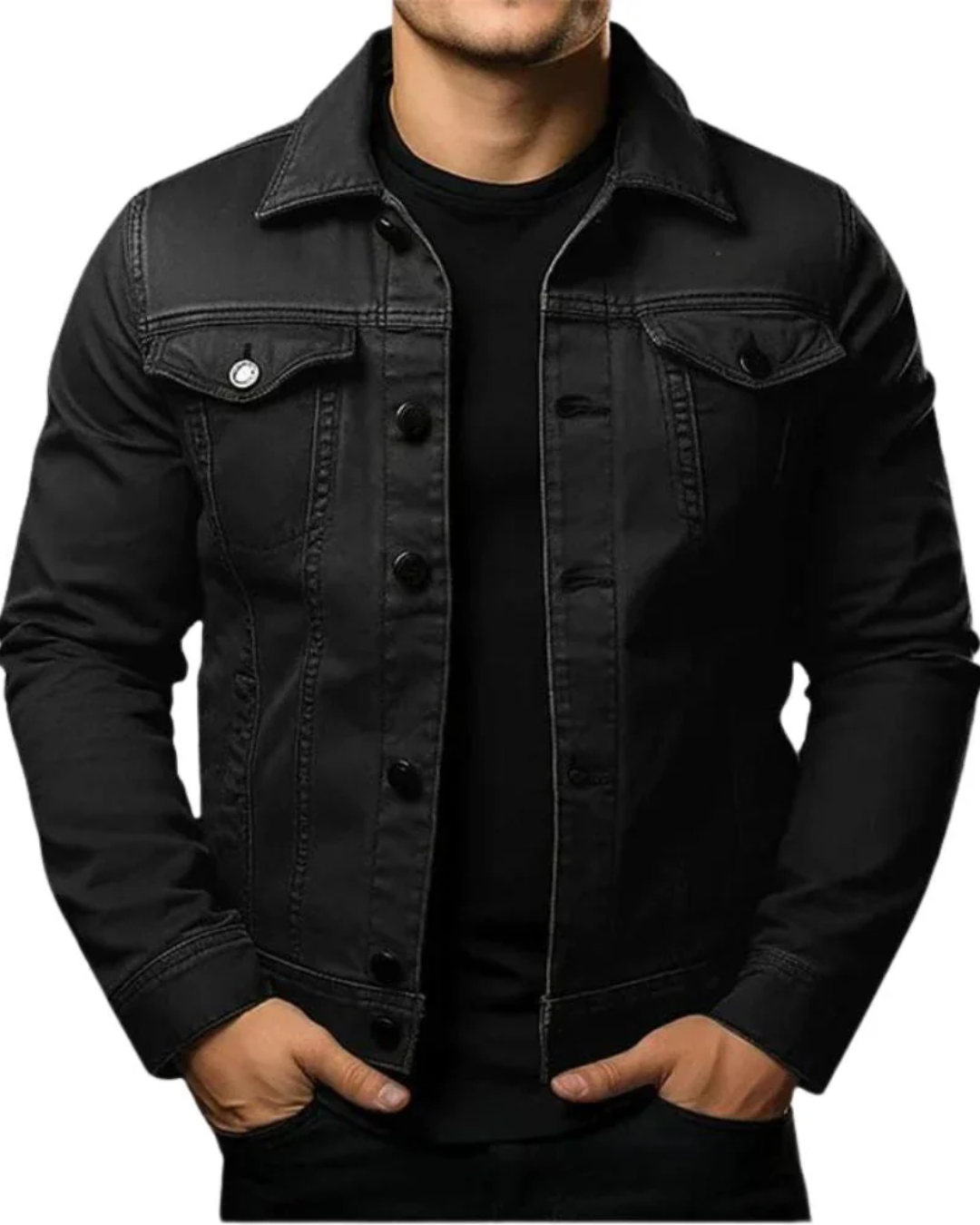 Jaqueta Jeans Masculina Slim