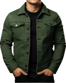 Jaqueta Jeans Masculina Slim