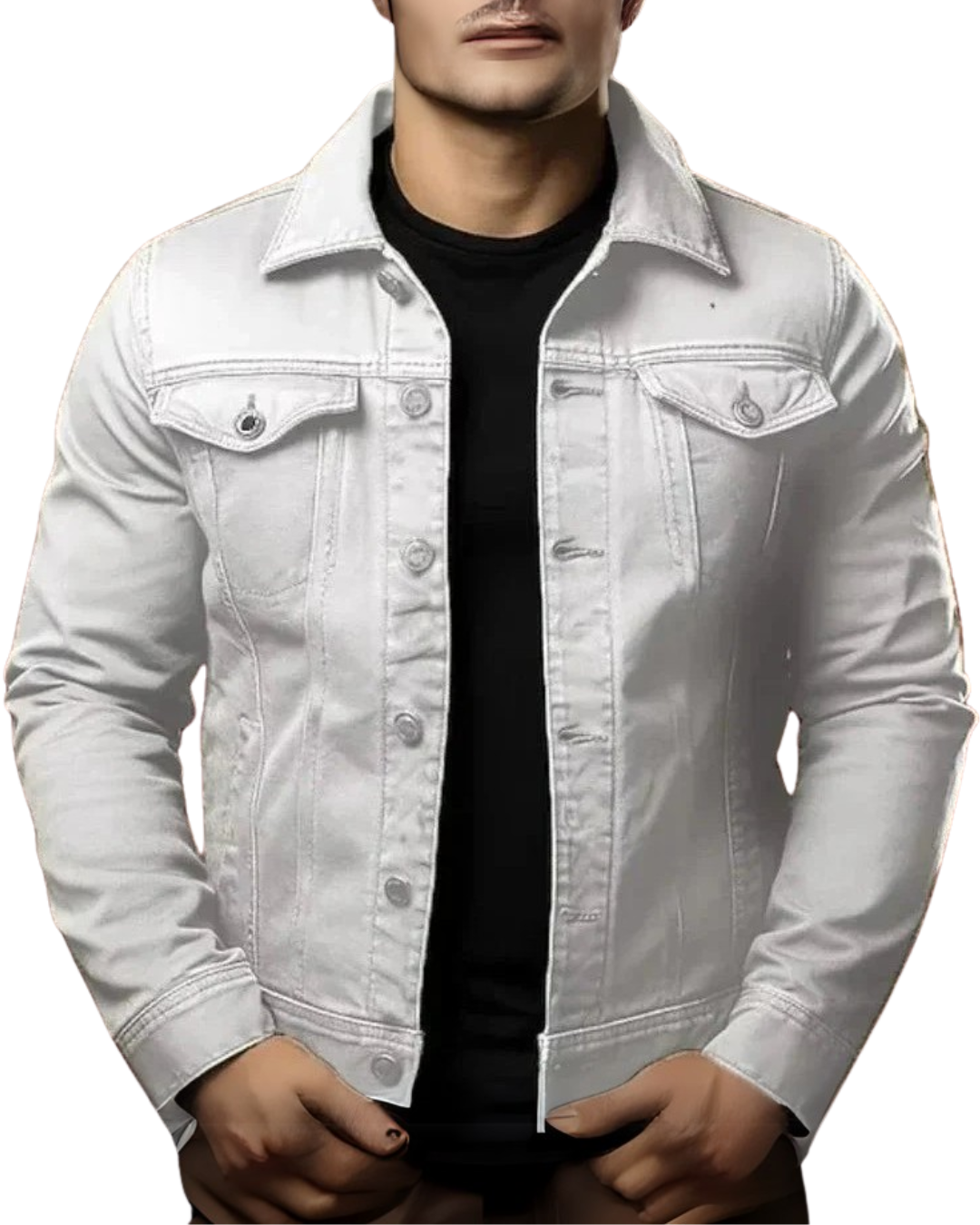 Jaqueta Jeans Masculina Slim