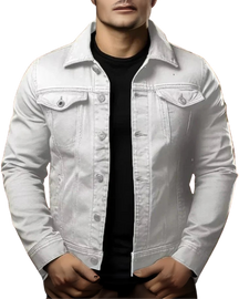 Jaqueta Jeans Masculina Slim