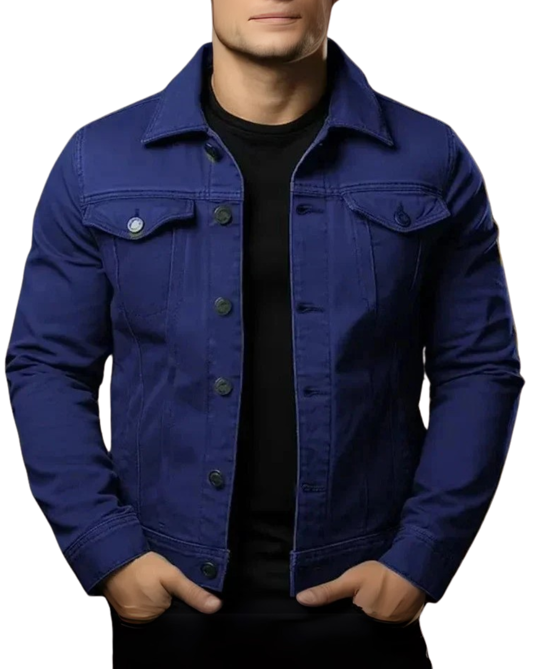 Jaqueta Jeans Masculina Slim