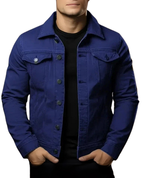 Jaqueta Jeans Masculina Slim