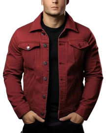 Jaqueta Jeans Masculina Slim