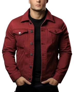 Jaqueta Jeans Masculina Slim