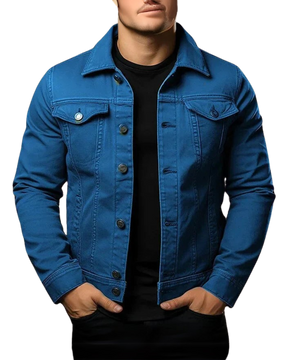 Jaqueta Jeans Masculina Slim