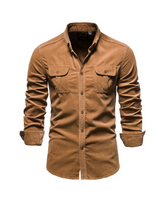 Camisa Masculina Manga Longa Casual