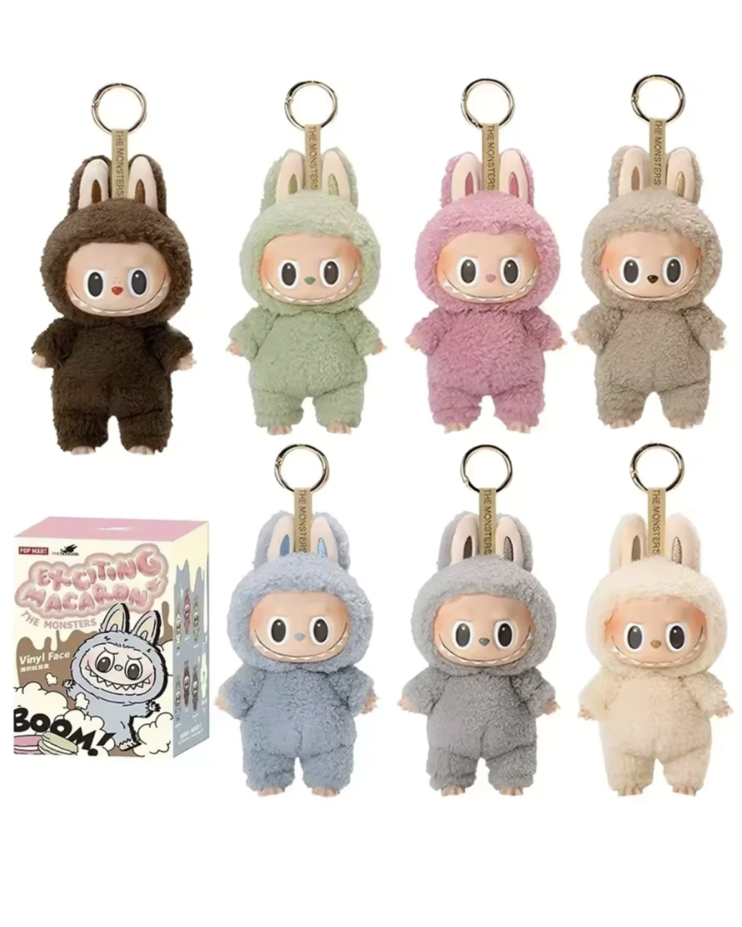 Labubu Chaveiro de Bolsa em Pelúcia