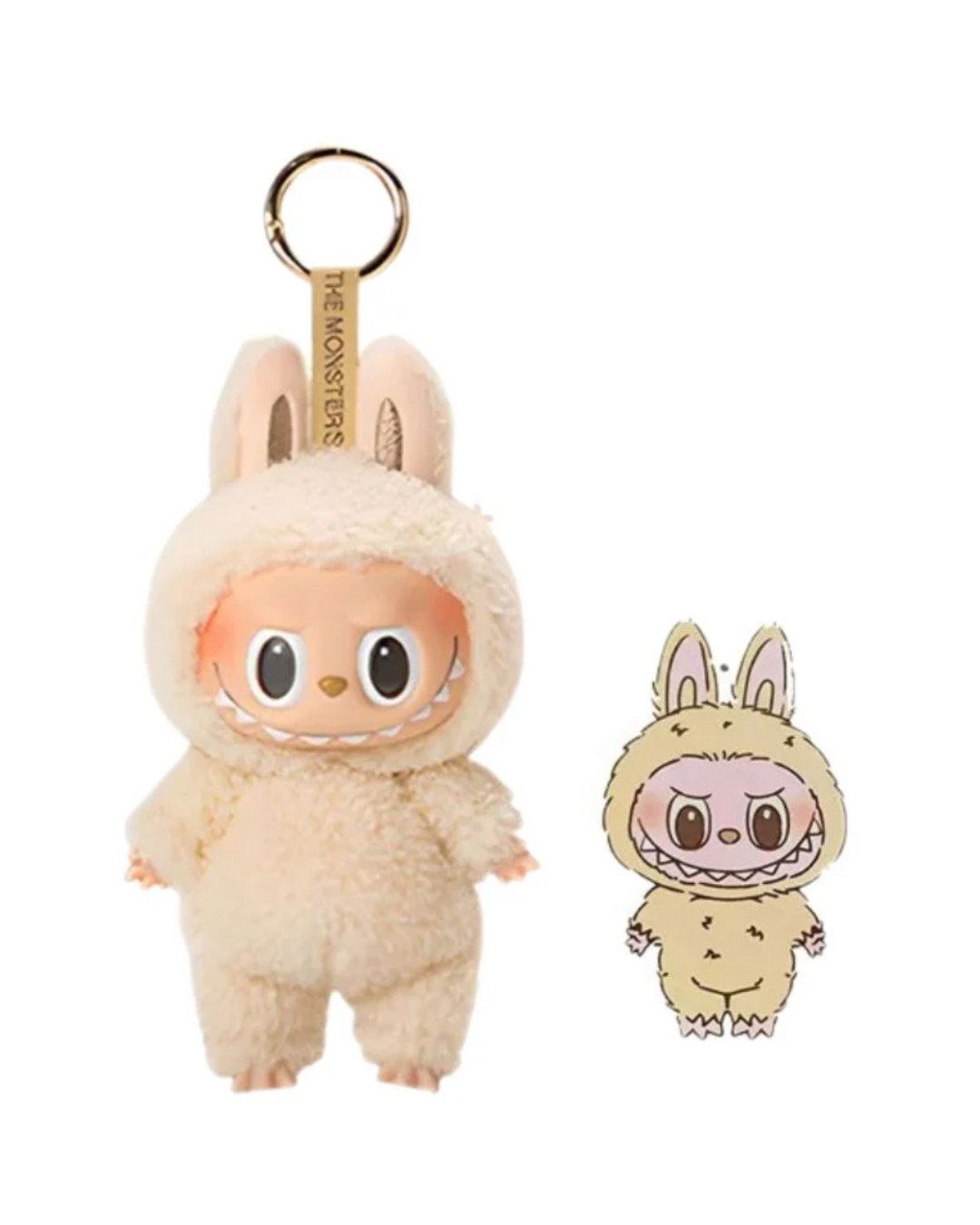 Labubu Chaveiro de Bolsa em Pelúcia
