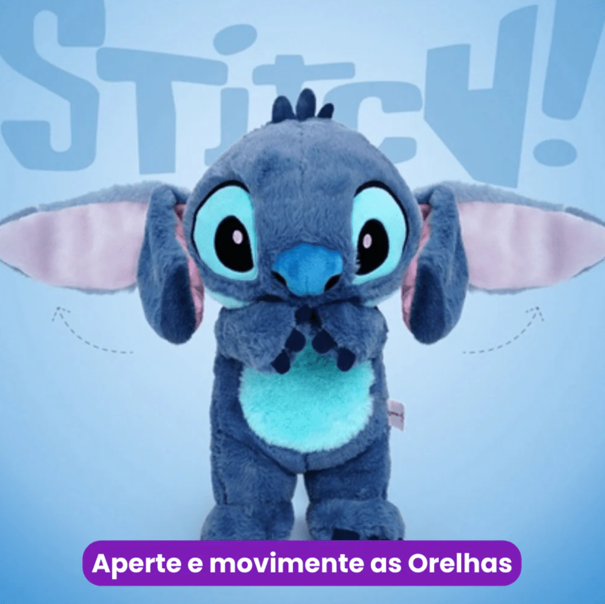 Pelúcia Stitch que Respira