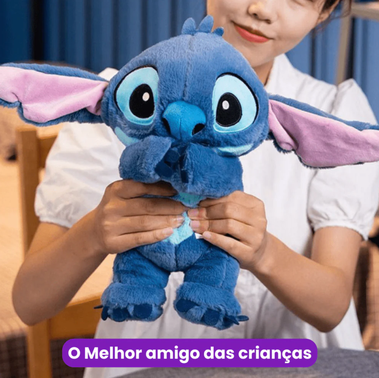 Pelúcia Stitch que Respira