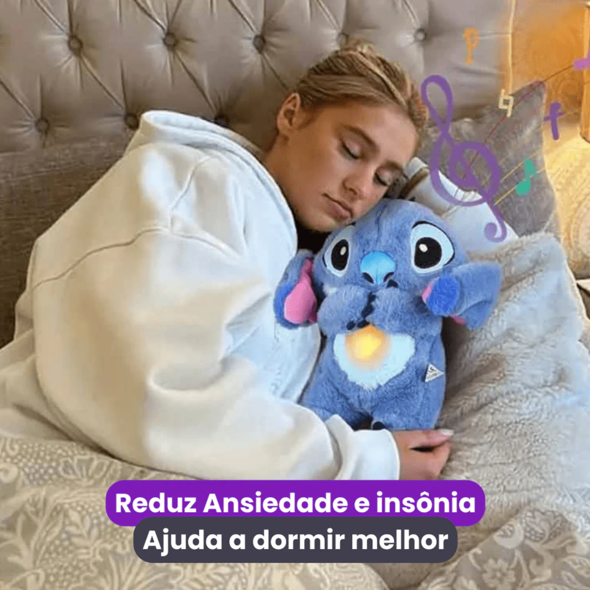 Pelúcia Stitch que Respira