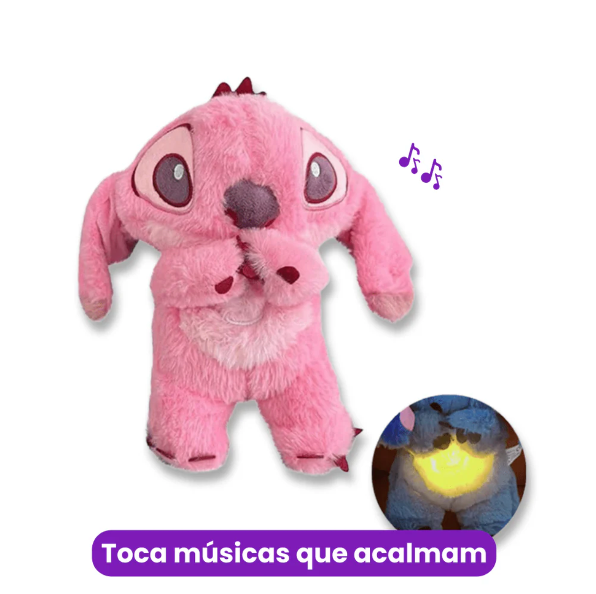 Pelúcia Stitch que Respira